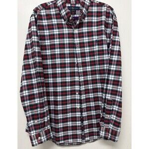 Ralph Lauren Multi Color Flannel Plaid Shirt Custom Fit Sz XL Preppy